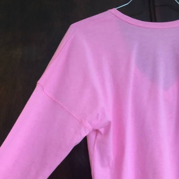 Lilly Pulitzer solid pink lightweight T-shirt medium - Picture 6 of 7